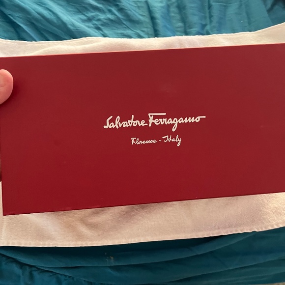 Salvatore Ferragamo _ New in box. Never worn. Nice maroon color. Velvet main image 7